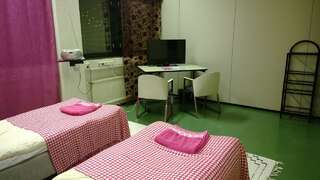 Мотели Motel Ruskalinna Пелло Двухместный номер с 2 отдельными кроватями и общей ванной комнатой-3